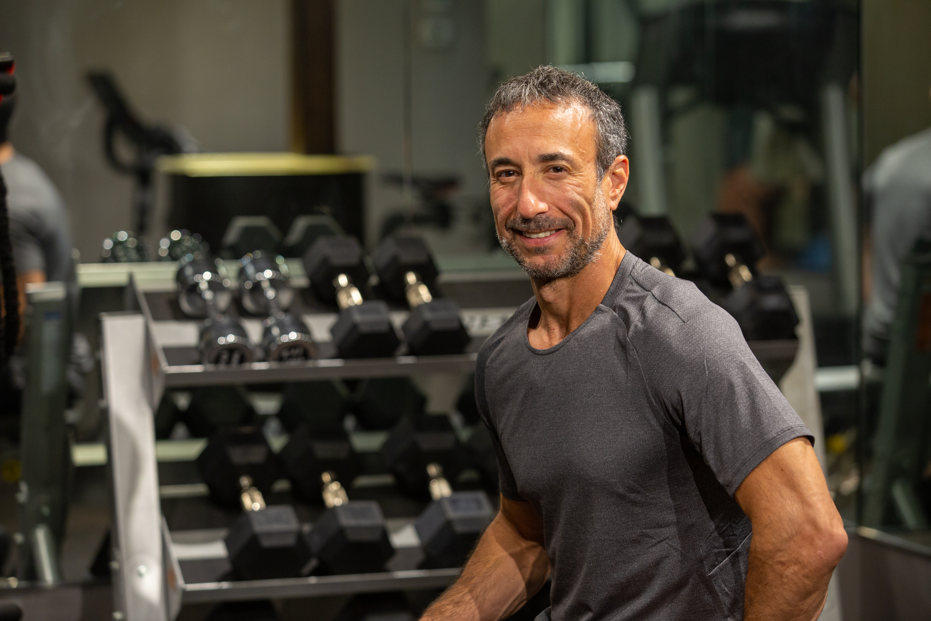 Brad in a strength training setting