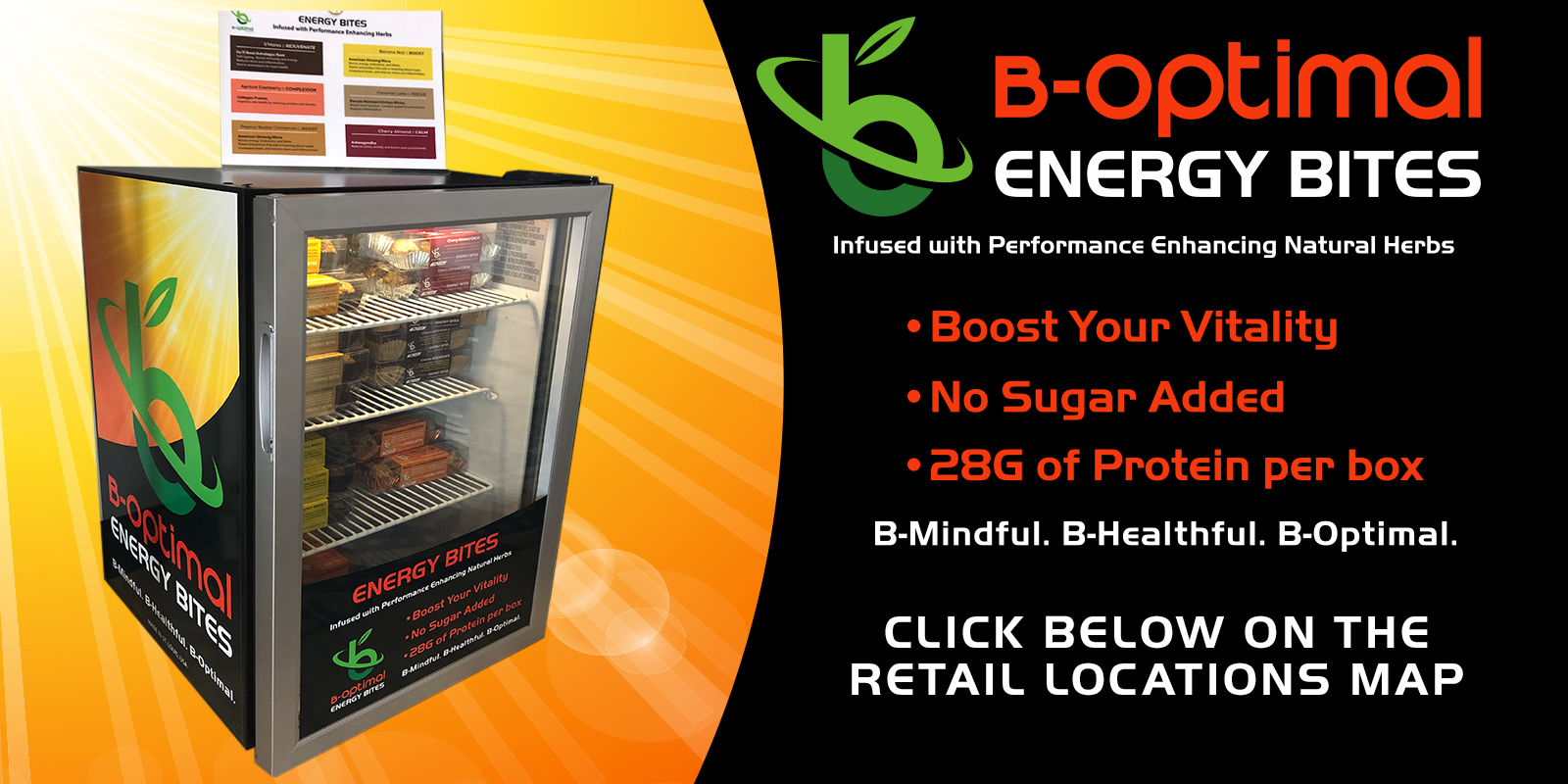 Be Optimal Energy Bites Banner